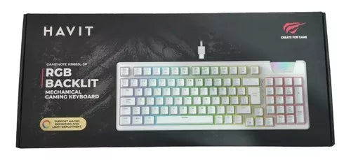 Teclado Semi-mecánico Luz Rgb Gamer ⚡