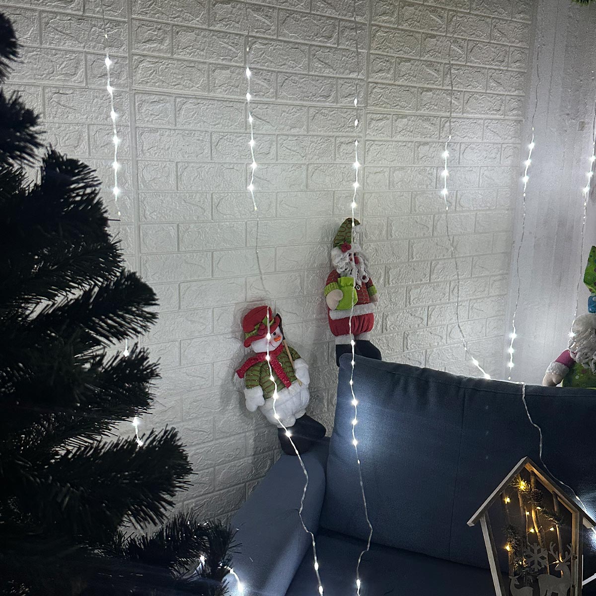 Cortina Luces LED Navidad 4x2M 1661
