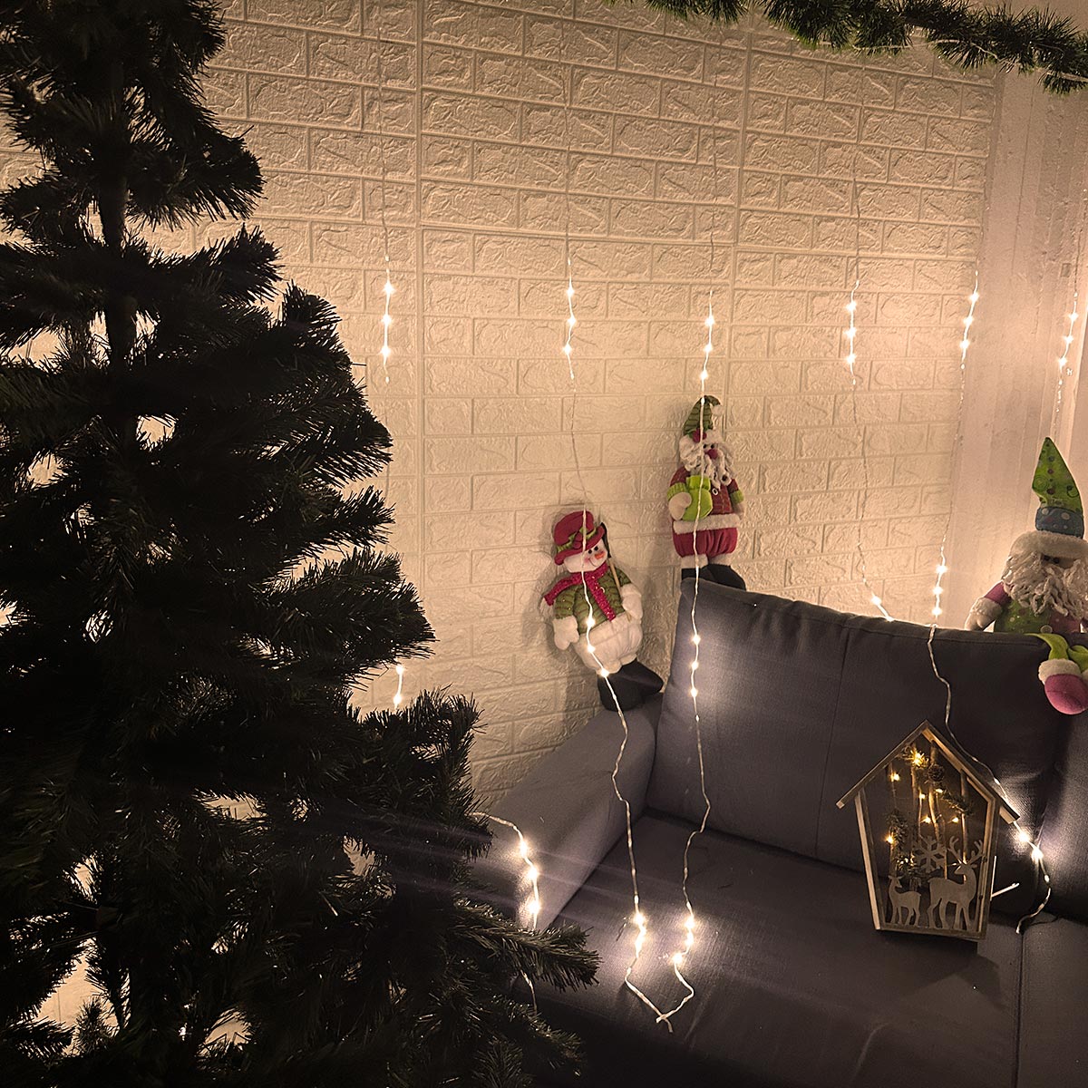 Cortina Luces LED Navidad 4x2M 1661