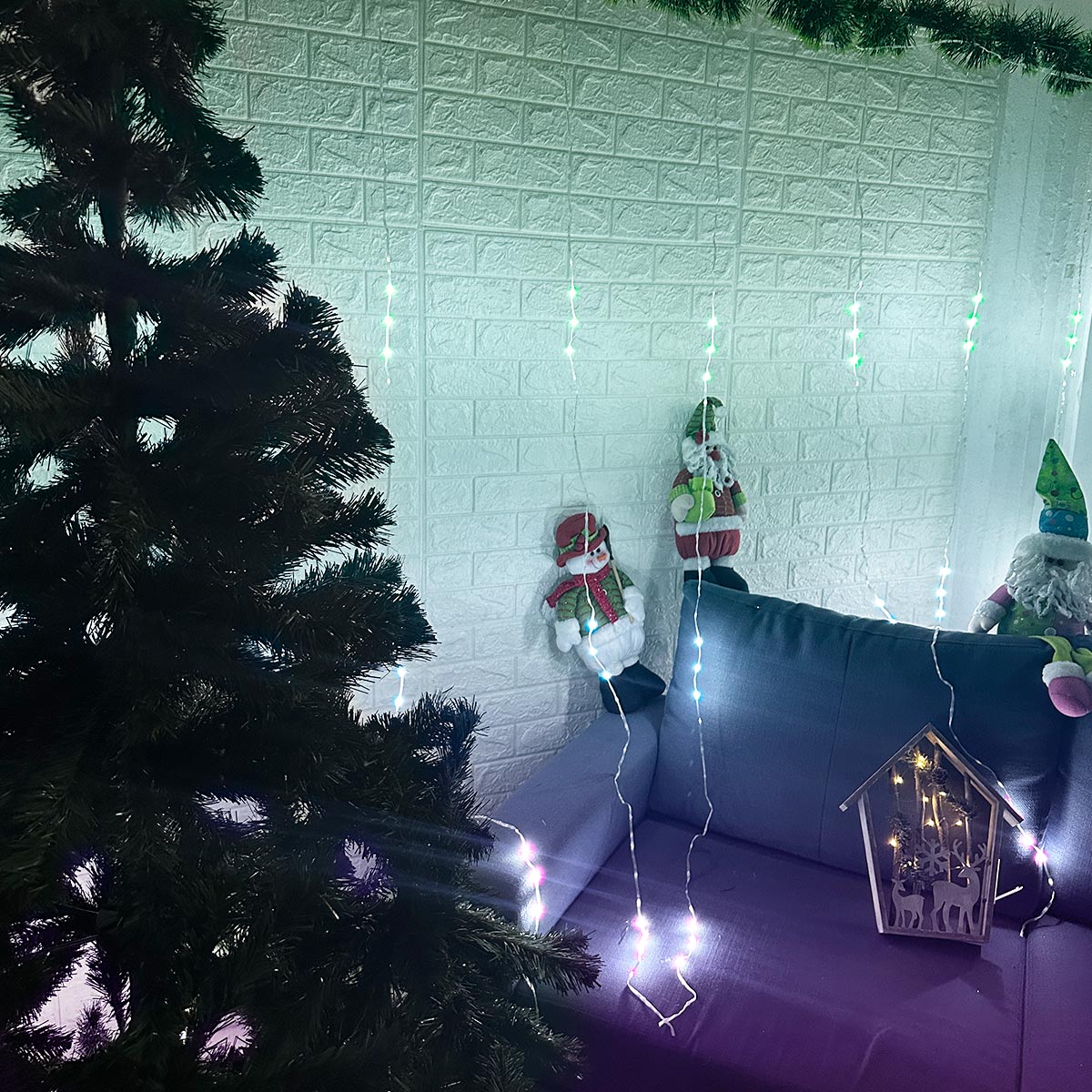 Cortina Luces LED Navidad 4x2M 1661