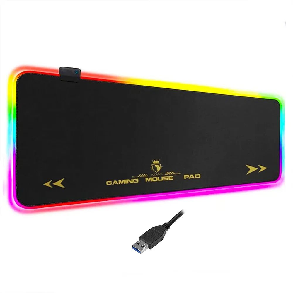 Mouse Pad Gamer Rgb pad mouse Microfibra