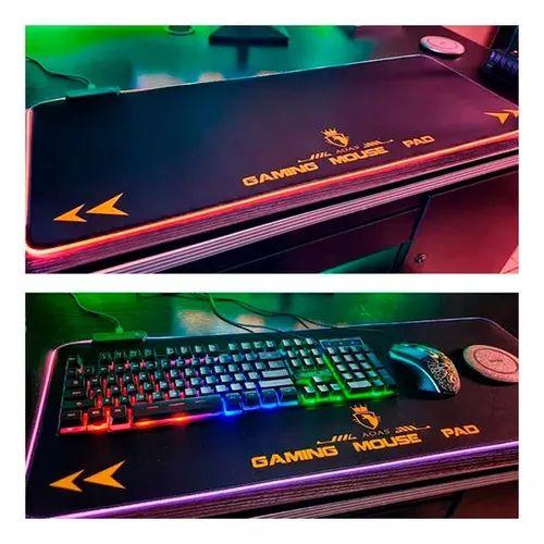 Mouse Pad Gamer Rgb pad mouse Microfibra