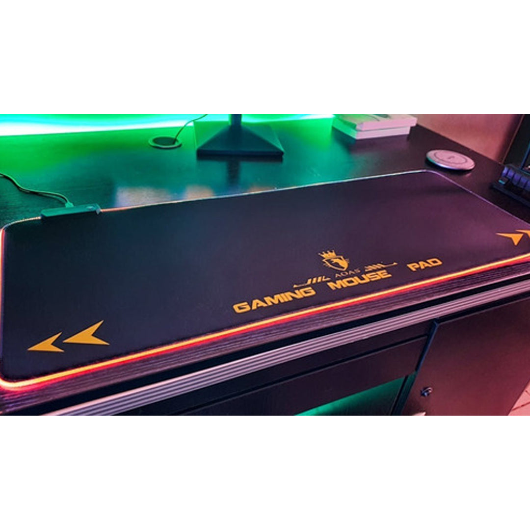 Mouse Pad Gamer RGB Tapete Microfibra