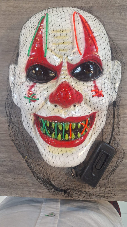 mascara de luz halloween