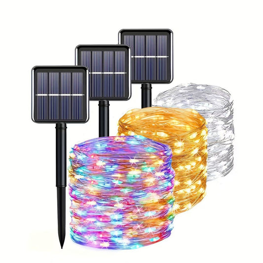 Luces Navideñas Solares Exterior 20 Metr