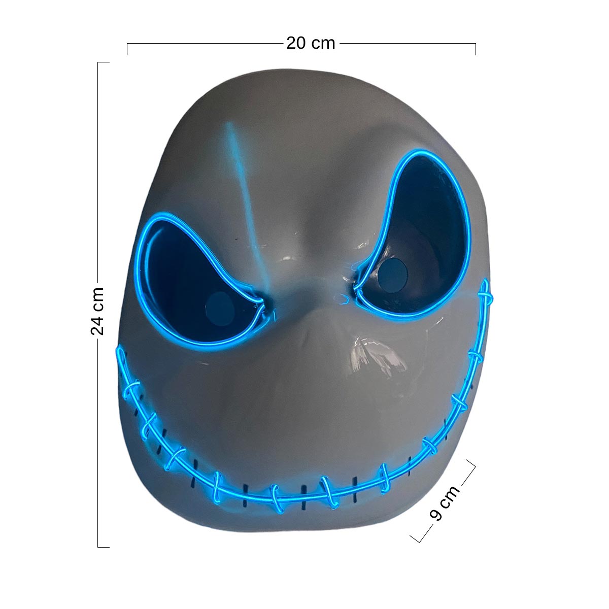 Mascara Jack Luz Neon Halloween OF-1460