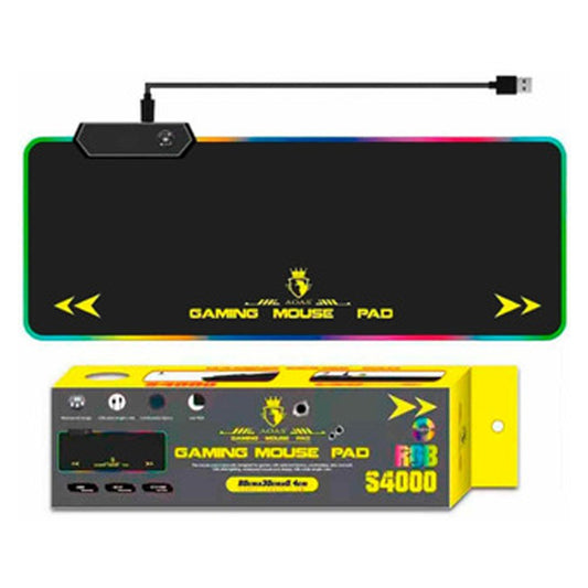 Mouse Pad Gamer RGB Tapete Microfibra