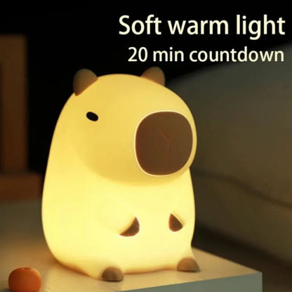 Lampara De Noche En Siliconca Capibara